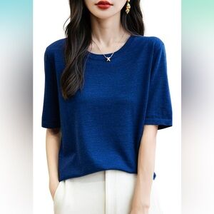 100% superfine Merino Wool Tshirt